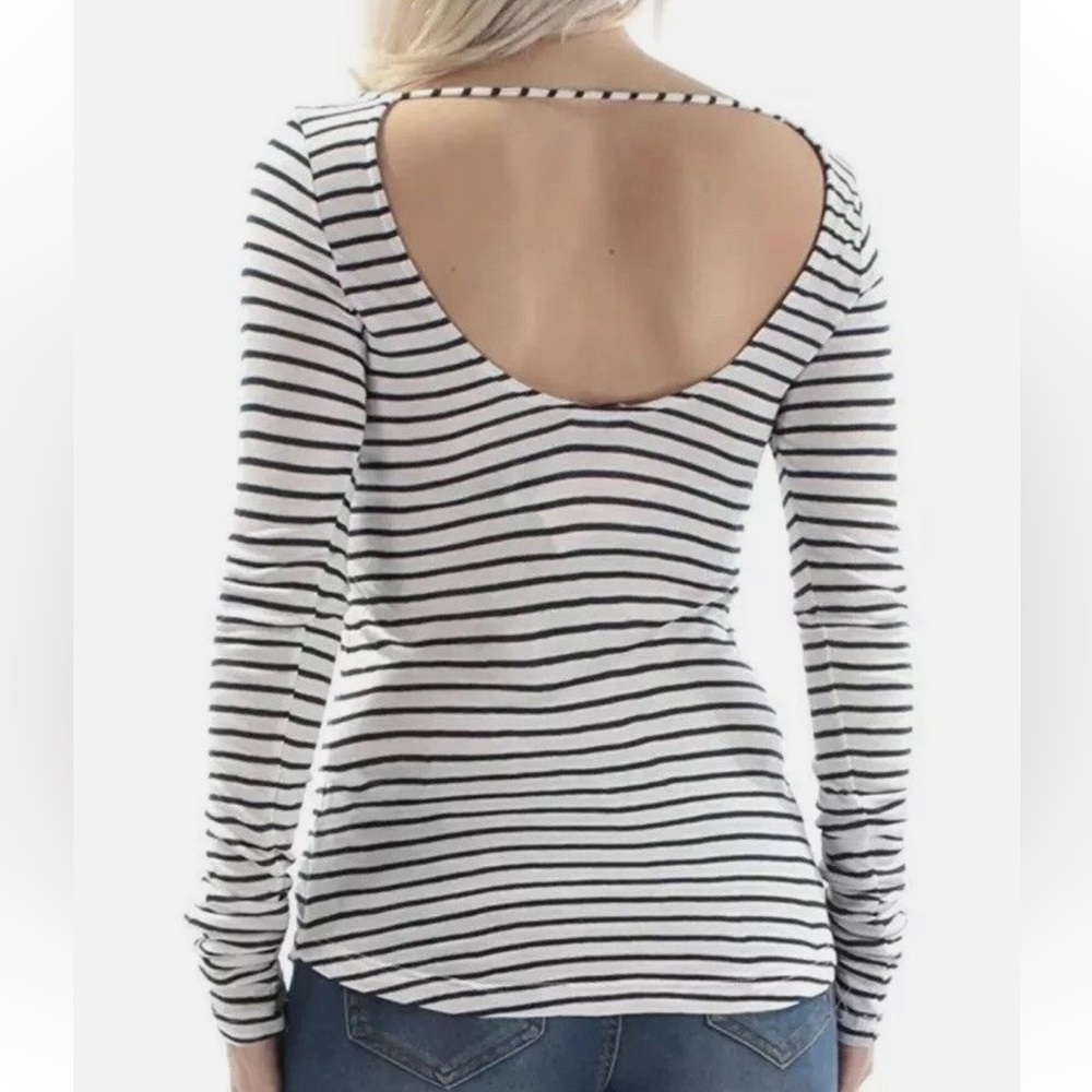 Chelsea Sky Montrose Striped Open-Back
Top Size L New With Tag - Picture 2 of 5